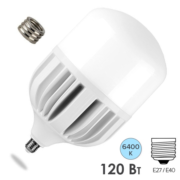 Лампа светодиодная Feron LB-65 Т150 120W 6400K 230V E27-E40 11000Lm дневной свет