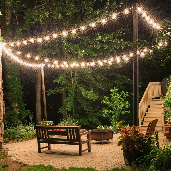 Гирлянда Белт-лайт Feron CL25-25 100шт. E27 шаг 25cm белый 25м+1,5м шнур 230V IP65