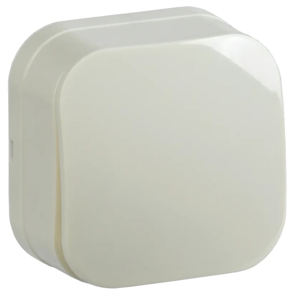 Накладной выключатель 1-клавишный ИЭК GLORY 10А ВС20-1-0-ХК кремовый