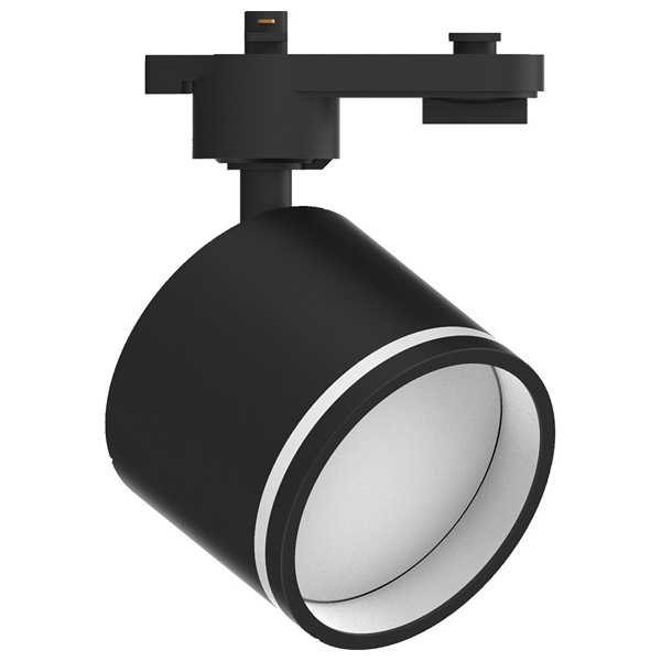 Светильник трековый Feron AL163 под лампу GX53 15W 230V IP40 однофазный черный