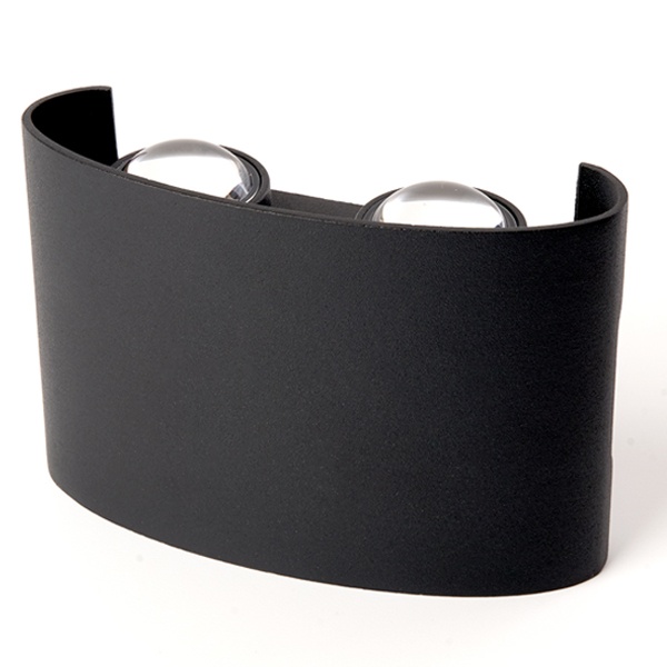 Светильник светодиодный уличный настенный Feron DH701 4x1W 3000K 230V 300Lm IP54 черный