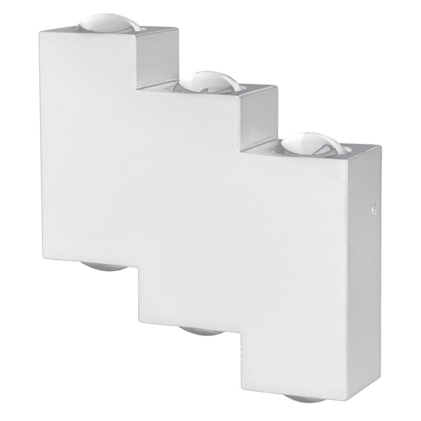 Светильник светодиодный уличный настенный Feron DH110 6x1W 3000K 230V 600Lm IP54 белый