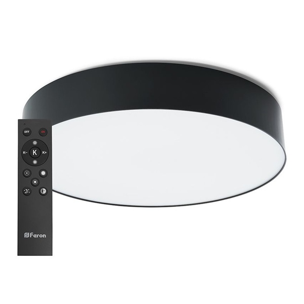 Светильник светодиодный управляемый AL6200 Simple matte 60W 3000K-6500K 230V 3600Lm с пультом 400mm