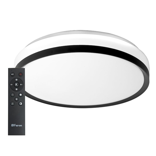 Светильник светодиодный управляемый AL6240 Simple matte 80W 3000K-6500K 230V 5600Lum с пультом 500mm