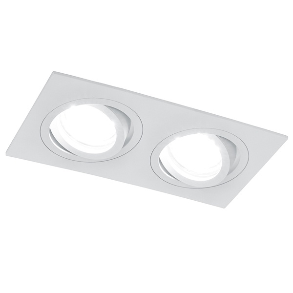 Светильник встраиваемый Feron DL2802 потолочный MR16 G5.3 белый