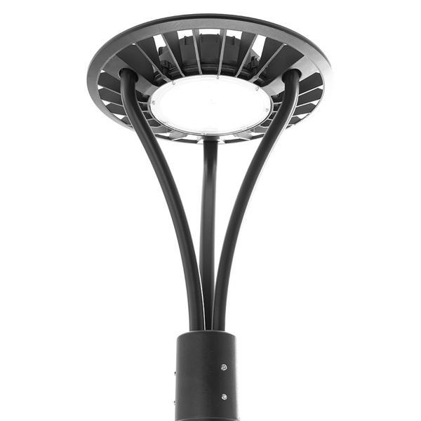 Светильник уличный светодиодный Feron SP7010 50W 3000K 230V 5000lm IP65 черный 380x550mm D80mm