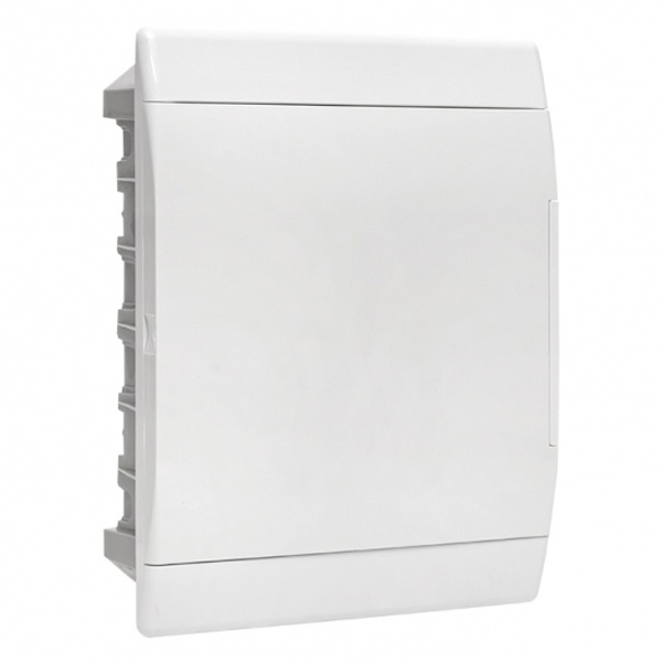 Щит распределительный встраиваемый EKF Basic ЩРВ-П-24 пластиковый 24м (2х12) белая дверца IP41