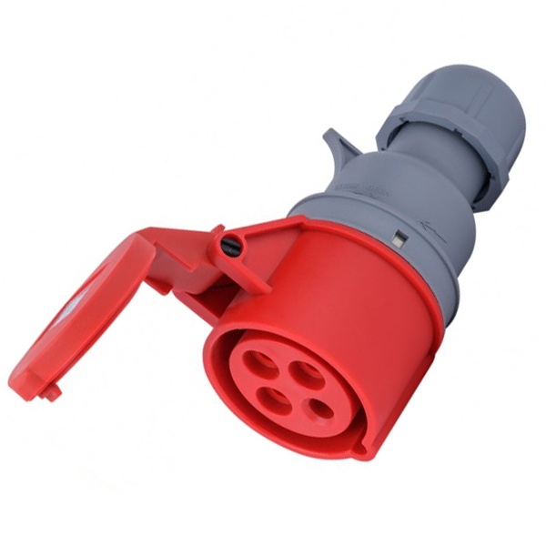 Розетка переносная DEKraft 214 3Р+РЕ 16А 380В IP44 РП-103