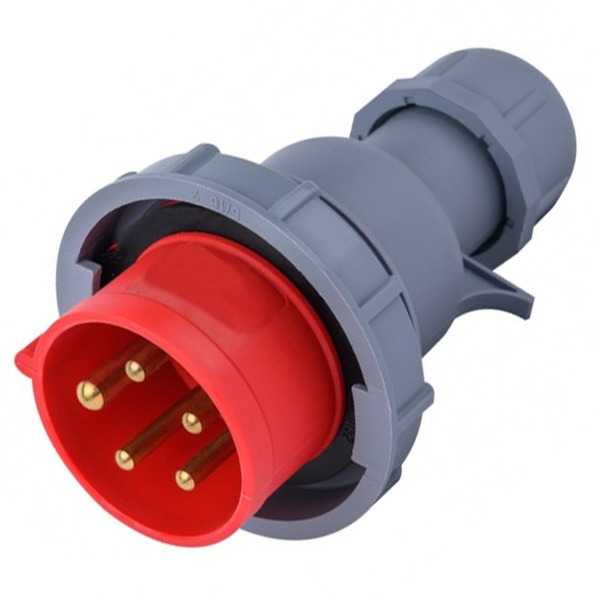 Вилка переносная DEKraft 025W 3Р+РЕ+N 32А 380В IP67 ВП-103