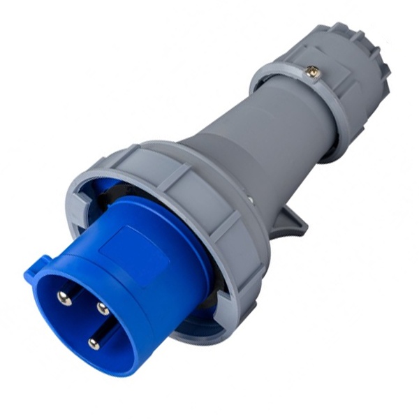 Вилка переносная DEKraft 043W 2Р+РЕ 125А 220В IP67 ВП-103