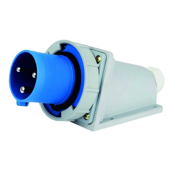 Вилка стационарная DEKraft 633W 2Р+РЕ 63А 220В IP67 ВС-103