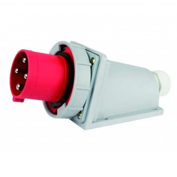 Вилка стационарная DEKraft 634W 3Р+РЕ 63А 380В IP67 ВС-103