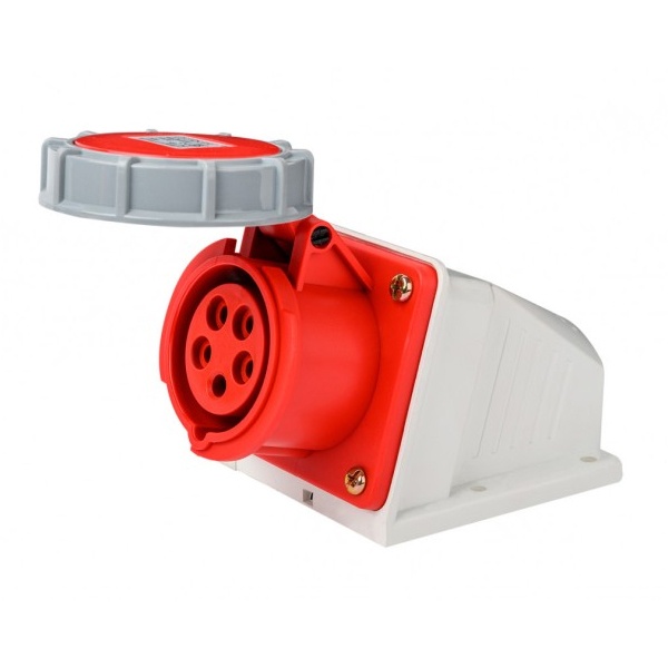 Розетка стационарная DEKraft 125W 3Р+РЕ+N 32А 380В IP67 РС-103