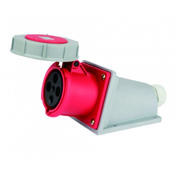 Розетка стационарная DEKraft 144W 3Р+РЕ 125А 380В IP67 РС-103