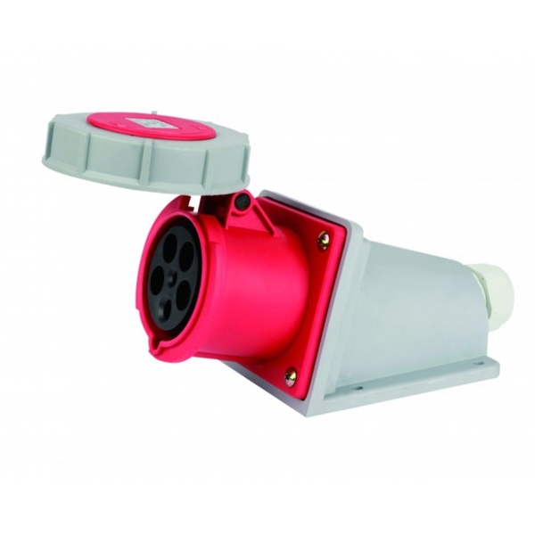 Розетка стационарная DEKraft 145W 3Р+РЕ+N 125А 380В IP67 РС-103