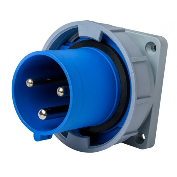 Вилка для скрытой проводки DEKraft 623W 2Р+РЕ 32А 220В IP67 ВЩ-103