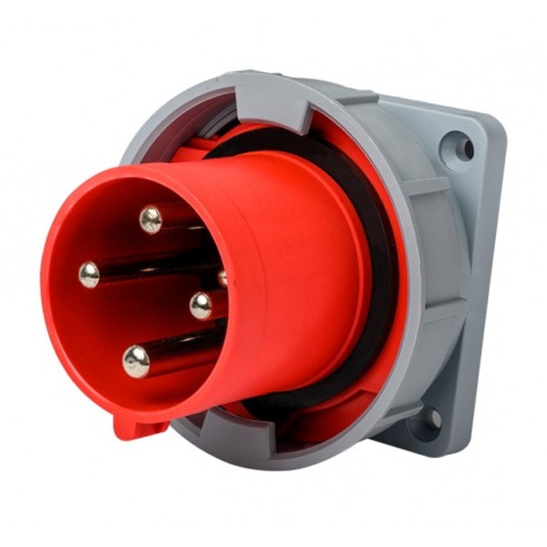 Вилка для скрытой проводки DEKraft 624W 3Р+РЕ 32А 380В IP67 ВЩ-103