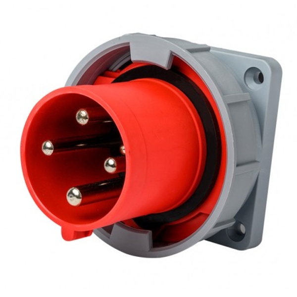 Вилка для скрытой проводки DEKraft 634W 3Р+РЕ 63А 380В IP67 ВЩ-103