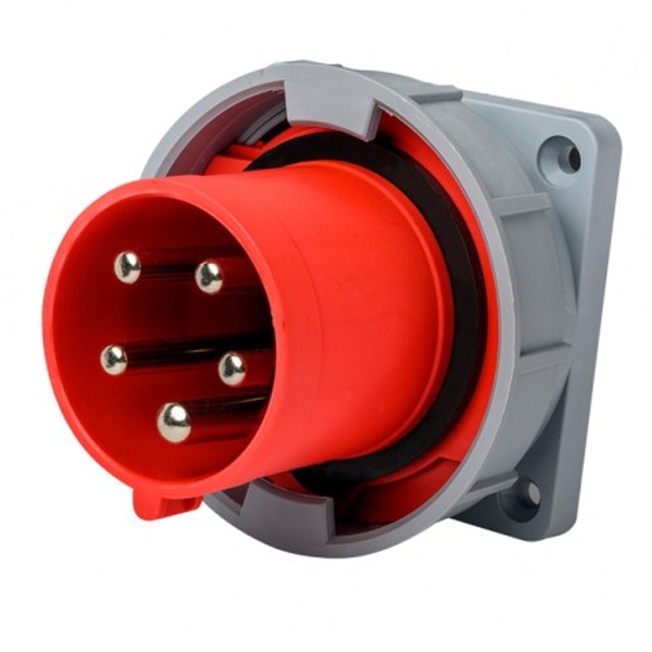 Вилка для скрытой проводки DEKraft 635W 3Р+РЕ+N 63А 380В IP67 ВЩ-103