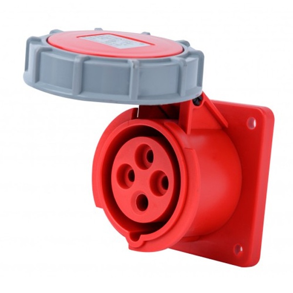 Розетка для скрытой проводки DEKraft 324W 3Р+РЕ 32А 380В IP67 РЩ103