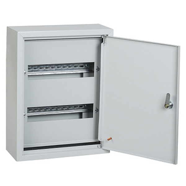 Щит металлический Generica (ИЭК) ЩРн-24з 24(2х12) модулей навесной 395х310х120 УХЛ3 IP31 серый