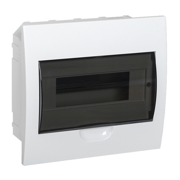 Щит встраиваемый пластиковый ИЭК KREPTA 3 ЩРВ-Пк-10 10 модулей с прозрачной дверкой IP41 белый