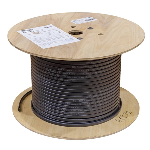 Кабель саморегулирующийся Деви Pipeguard-25 250м