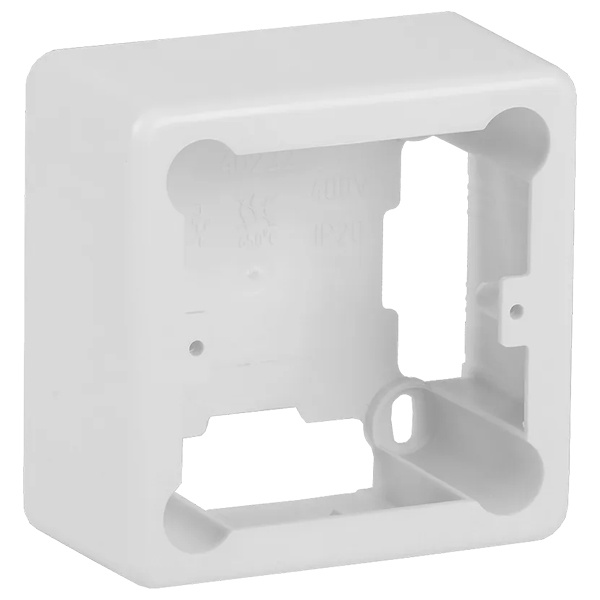 Коробка универсальная ИЭК Элекор КМКУ для накладного монтажа 85х85х42мм белая неразборная