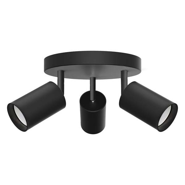 Светильник настенно-потолочный Feron ML203-1 под лампу GU10, черный