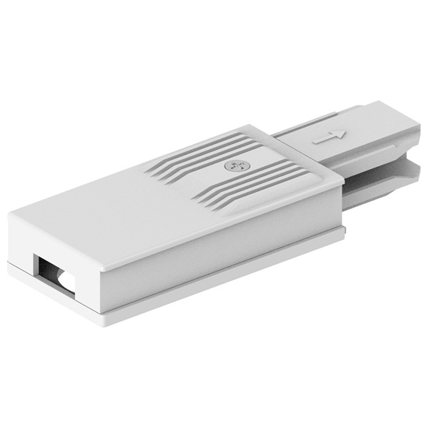 Токоввод однофазный Feron LD1012 для шинопровода CAB1005 белый