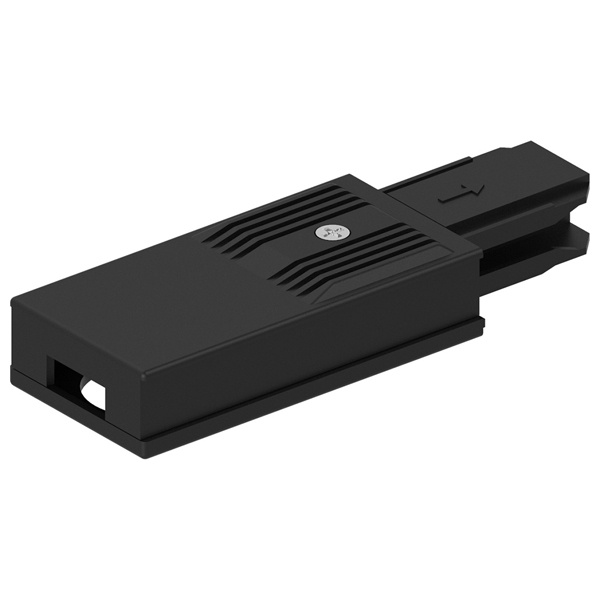 Токоввод однофазный Feron LD1012 для шинопровода CAB1005 черный