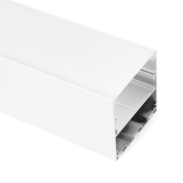 Профиль накладной для светодиодной ленты Feron CAB269, серебро, с крепежом, 2000x50x50mm