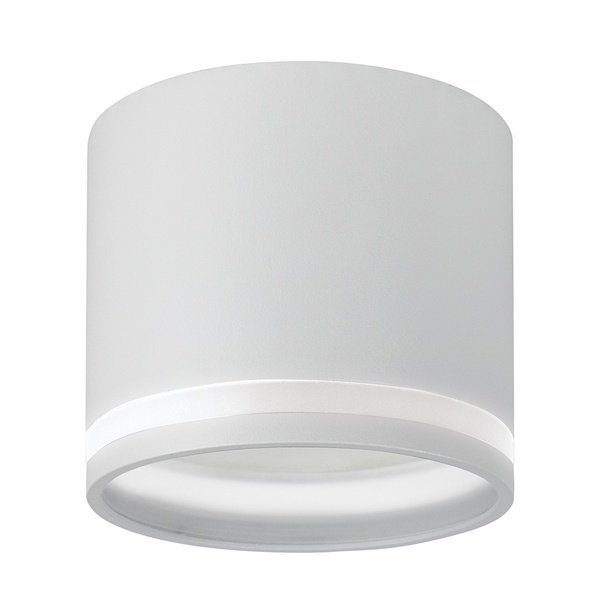 Светильник потолочный Feron HL362 под лампу GX53 max 12W 230V белый IP20 D80,5*H70mm