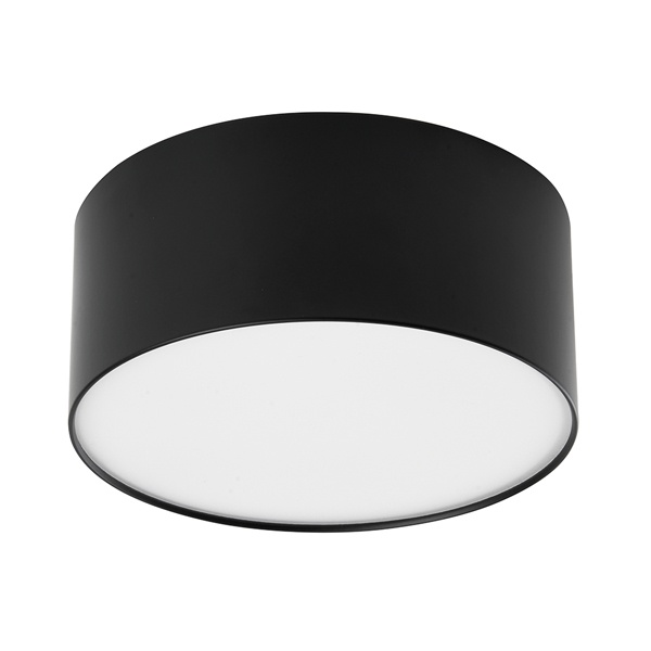 Светодиодный светильник Feron AL200 “Simple matte” 20W 4200K 230V 1400Lm черный IP20 D115x50mm