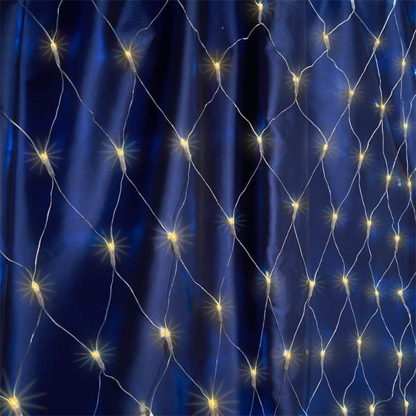 Гирлянда - сеть Feron CL31 3х2,7м + 3м 18W 230V 2700K IP20 с питанием от сети, прозрачный шнур