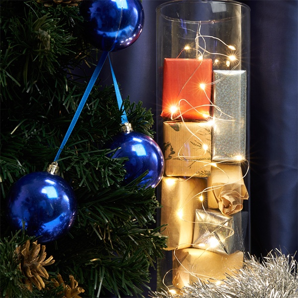 Гирлянда линейная Роса CL575 50LED 2700K постоянного свечения 5м IP20 прозрачный шнур USB 5V