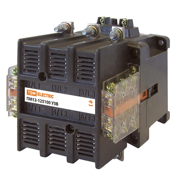 Пускатель электромагнитный TDM ПМ12-125100 У3В 125А 230В АС 4НО+2НЗ