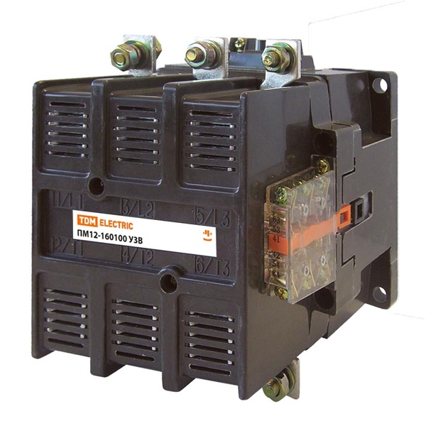 Пускатель электромагнитный TDM ПМ12-160100 У3В 160А 230В АС 4НО+2НЗ