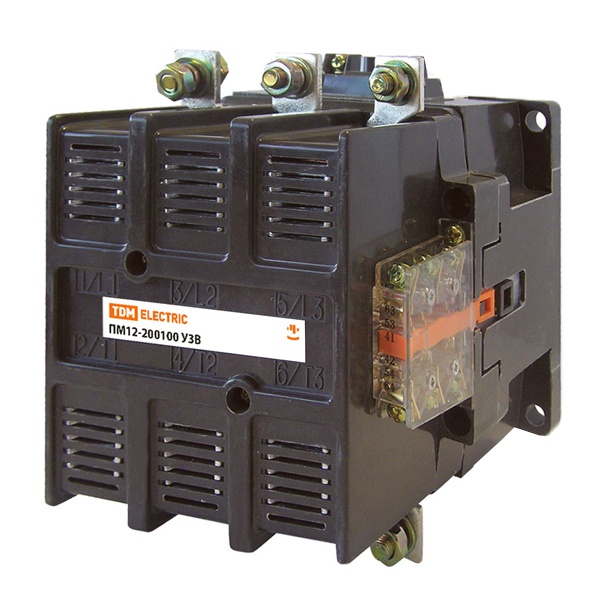 Пускатель электромагнитный TDM ПМ12-200100 У3В 200А 230В АС 4НО+2НЗ