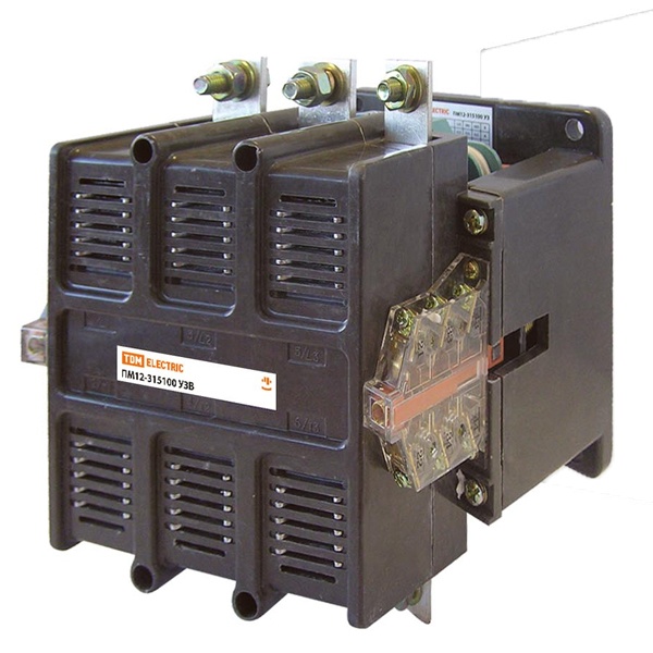 Пускатель электромагнитный TDM ПМ12-315100 У3В 315А 230В АС 4НО+2НЗ