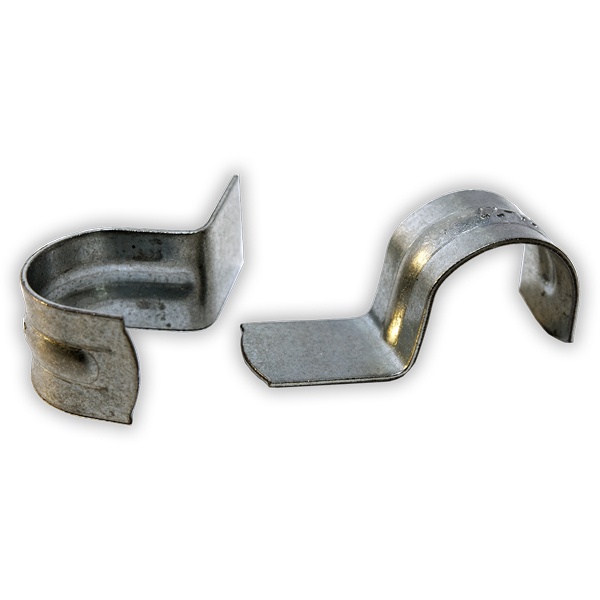 Скоба металлическая КрепПак однолапковая СМО 8-9 монтажный пистолет без отверстий [упаковка 100шт]