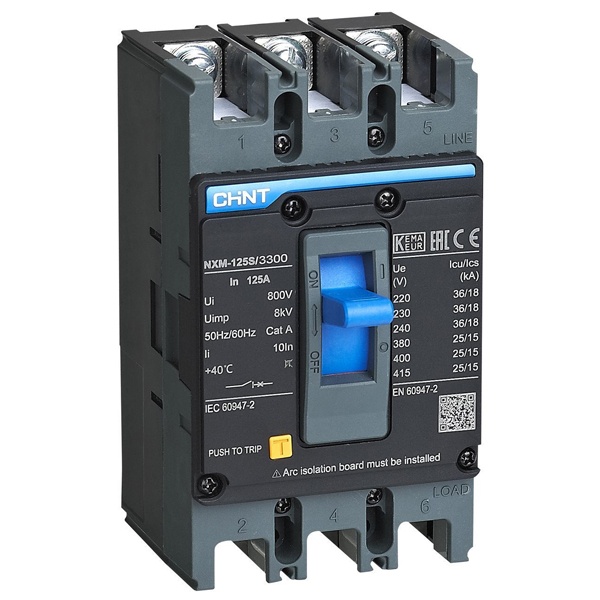 Автоматический выключатель Chint NXM-160H/3P 160A 10Iн 50кА (автомат электрический)