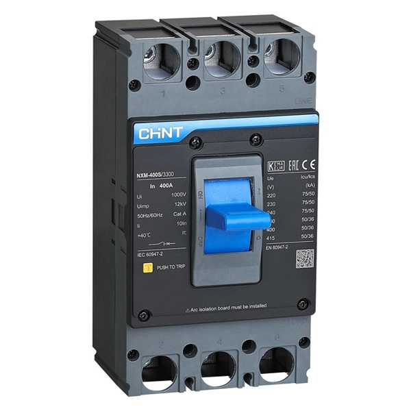 Автоматический выключатель Chint NXM-400S/3P 320A 10Iн 50кА (автомат электрический)