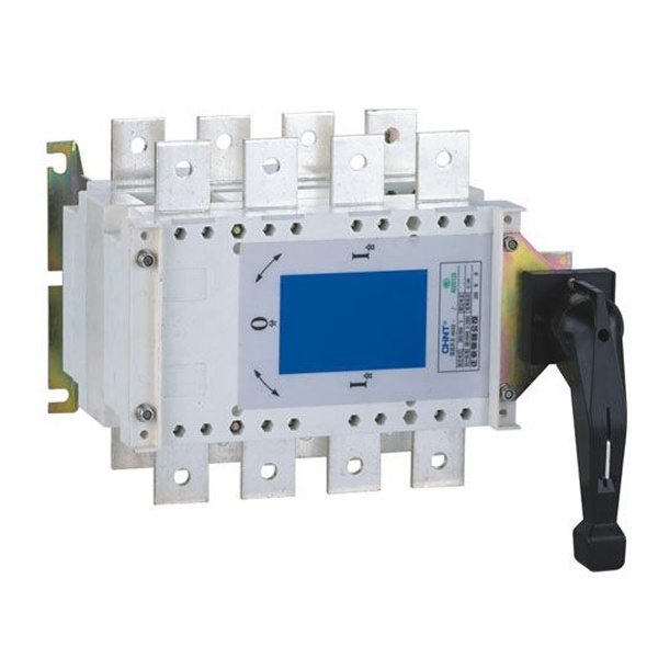 Перекидной рубильник Chint NH40-1600/3CS 3P 1600А 3 положения I-0-II стандартная рукоятка управления (выключатель нагрузки)