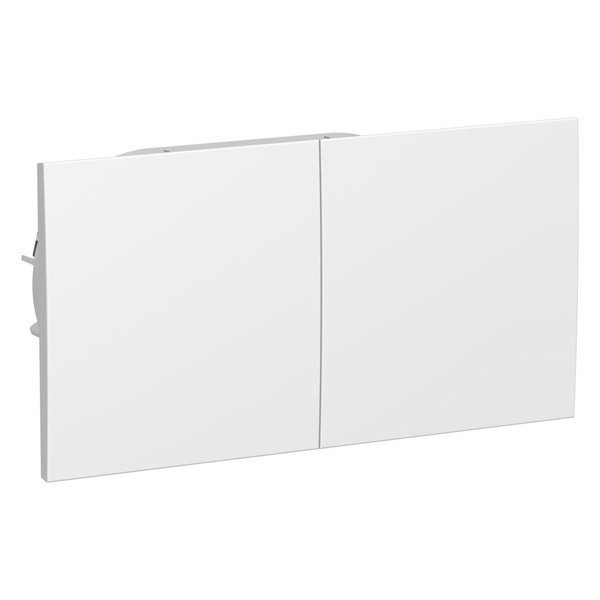 Розетка двойная с заземлением со шторками и сдвижной крышкой SE AtlasDesign 16А в сборе, лотос