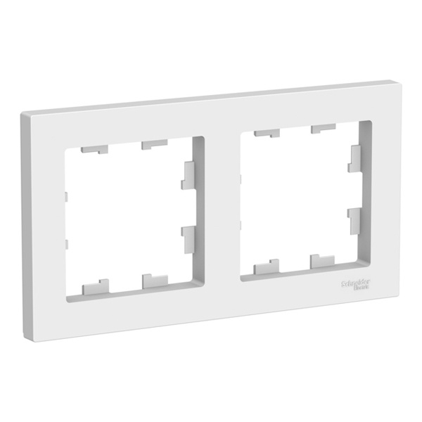 Рамка SE AtlasDesign 2 поста универсальная, лотос [уп 5 шт]