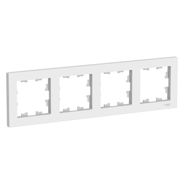 Рамка SE AtlasDesign 4 поста универсальная, лотос [уп 5 шт]