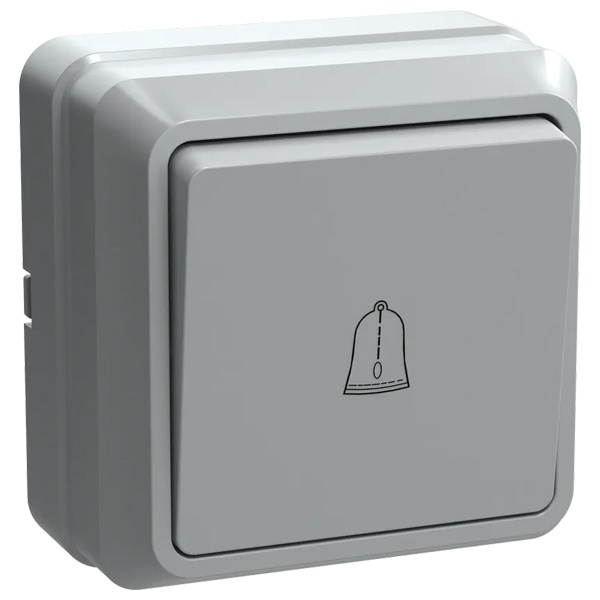 Накладная кнопка 1-клавишная Generica Октава ВСк20-1-0-ОБ 10А белый