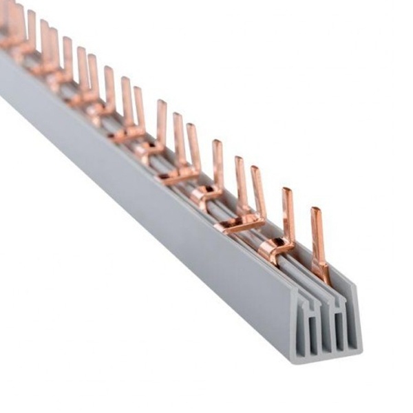 Шина соединительная КЭАЗ типа PIN (штырь) 3Р 63А 54 модуля длина 1000мм