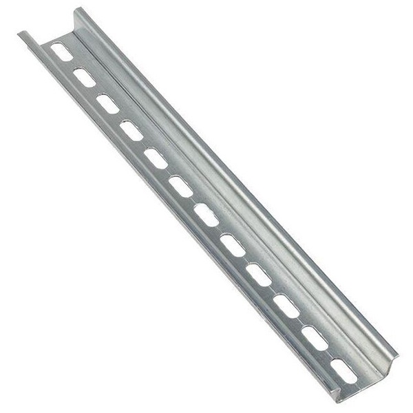 DIN-рейка EKF 2000мм перфорированная усиленная 15x35мм толщина 1,5мм